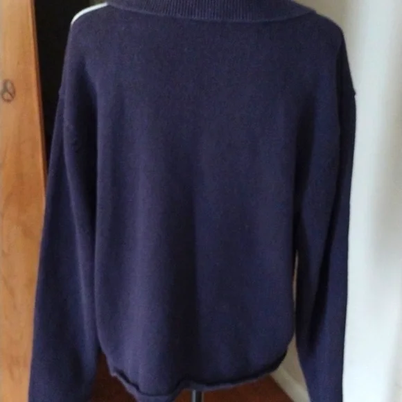 Women's Vintage Crystal Kobe Christmas Button Up Cardigan XL - Picture 5 of 8